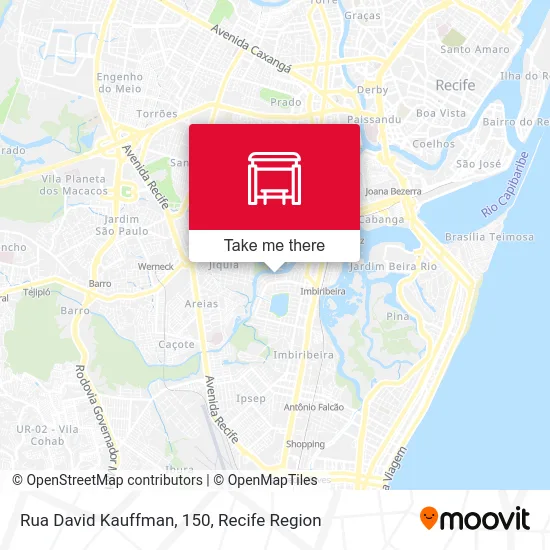 Rua David Kauffman, 150 map