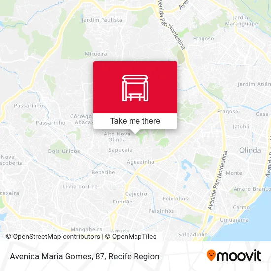 Avenida Maria Gomes, 87 map
