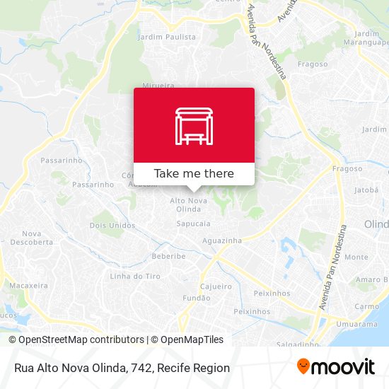 Rua Alto Nova Olinda, 742 map