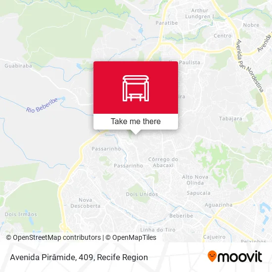 Avenida Pirâmide, 409 map