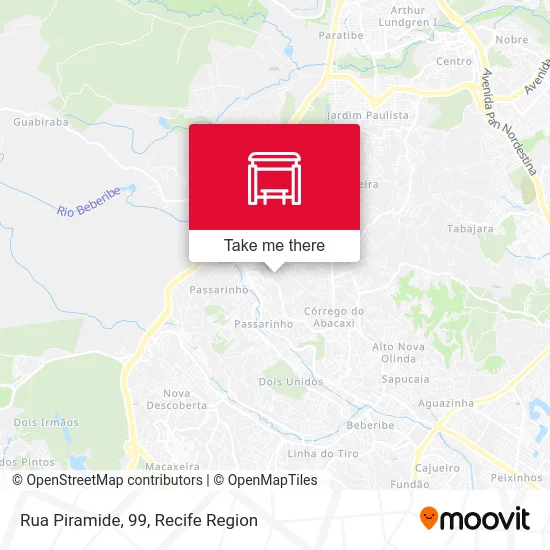 Rua Piramide, 99 map