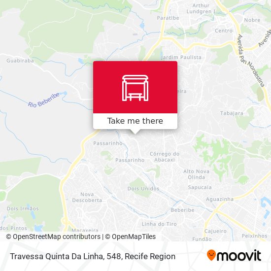 Travessa Quinta Da Linha, 548 map