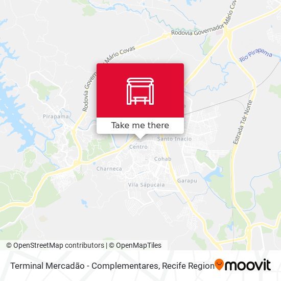 Terminal Mercadão - Complementares map