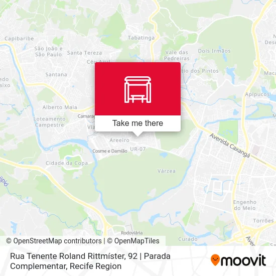 Rua Tenente Roland Rittmíster, 92 | Parada Complementar map