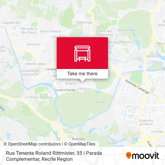 Rua Tenente Roland Rittmíster, 35 | Parada Complementar map