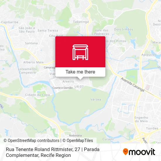 Rua Tenente Roland Rittmíster, 27 | Parada Complementar map