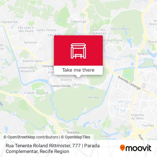 Rua Tenente Roland Rittmíster, 777 | Parada Complementar map