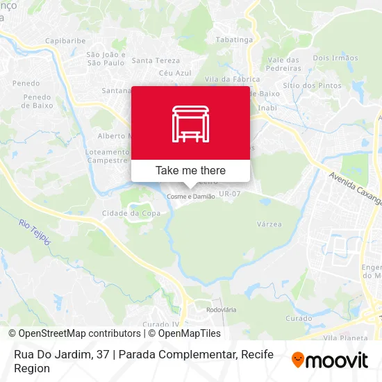 Rua Do Jardim, 37 | Parada Complementar map