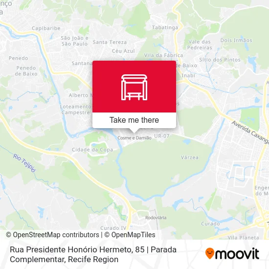 Rua Presidente Honório Hermeto, 85 | Parada Complementar map