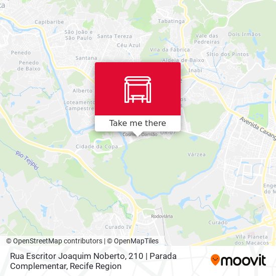 Rua Escritor Joaquim Noberto, 210 | Parada Complementar map