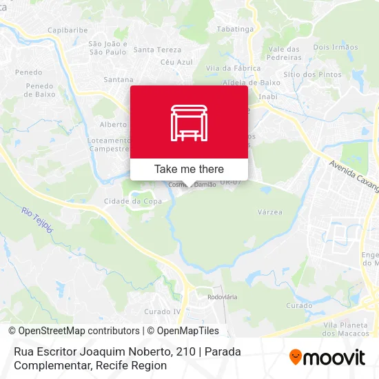 Rua Escritor Joaquim Noberto, 210 | Parada Complementar map