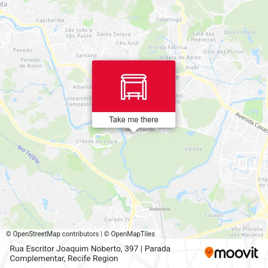 Rua Escritor Joaquim Noberto, 397 | Parada Complementar map