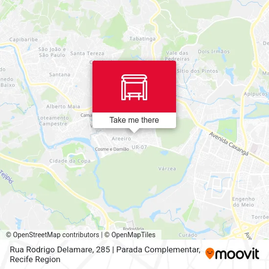 Rua Rodrigo Delamare, 285 | Parada Complementar map