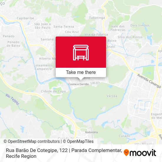 Rua Barão De Cotegipe, 122 | Parada Complementar map