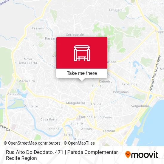Rua Alto Do Deodato, 471 | Parada Complementar map