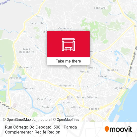 Rua Córrego Do Deodato, 508 | Parada Complementar map