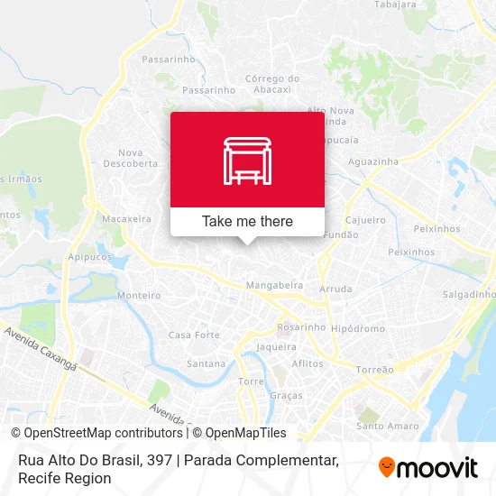 Rua Alto Do Brasil, 397 | Parada Complementar map