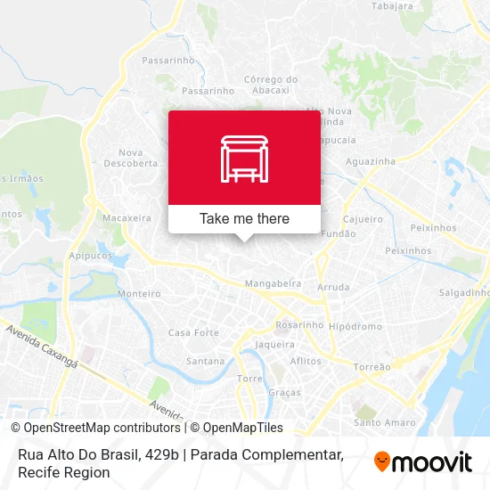 Rua Alto Do Brasil, 429b | Parada Complementar map