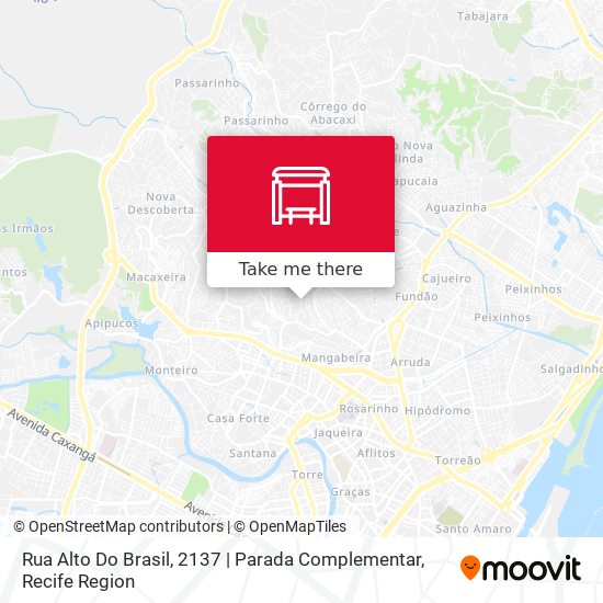 Rua Alto Do Brasil, 2137 | Parada Complementar map