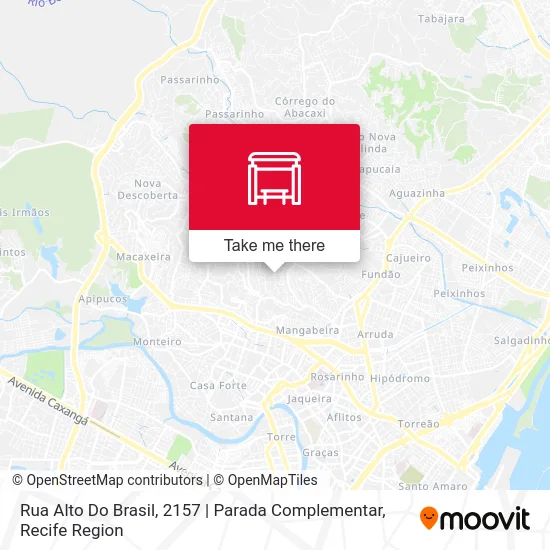 Rua Alto Do Brasil, 2157 | Parada Complementar map