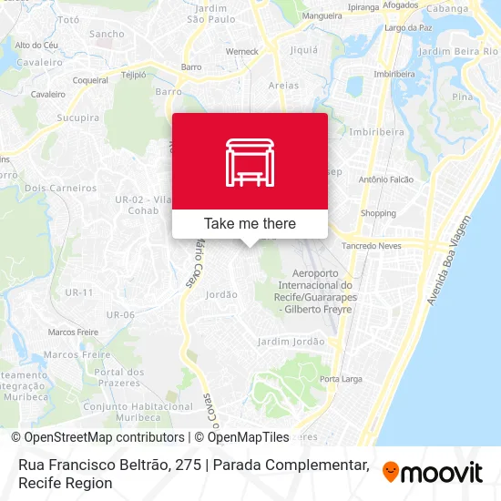Rua Francisco Beltrão, 275 | Parada Complementar map