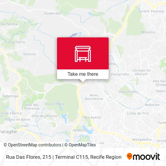 Rua Das Flores, 215 | Terminal C115 map