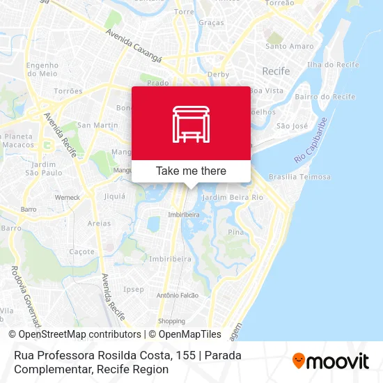 Rua Professora Rosilda Costa, 155 | Parada Complementar map