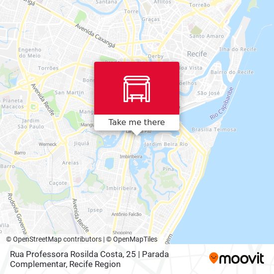Rua Professora Rosilda Costa, 25 | Parada Complementar map