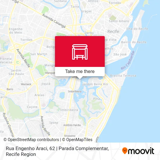 Rua Engenho Araci, 62 | Parada Complementar map