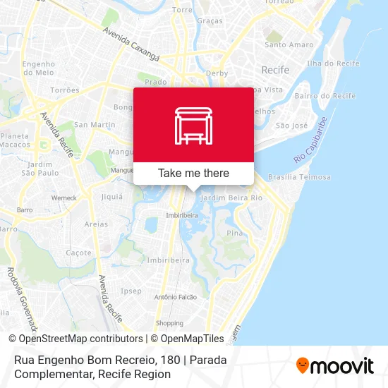 Rua Engenho Bom Recreio, 180 | Parada Complementar map