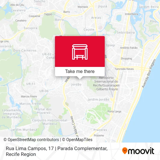 Rua Lima Campos, 17 | Parada Complementar map