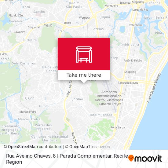 Rua Avelino Chaves, 8 | Parada Complementar map