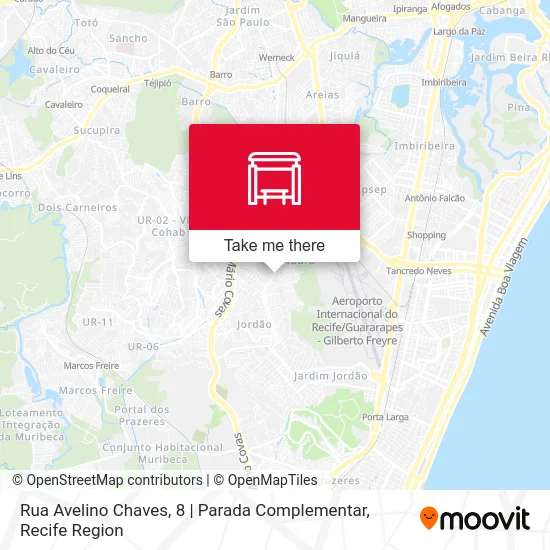 Rua Avelino Chaves, 8 | Parada Complementar map