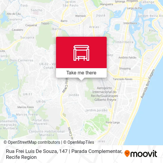 Rua Frei Luís De Souza, 147 | Parada Complementar map