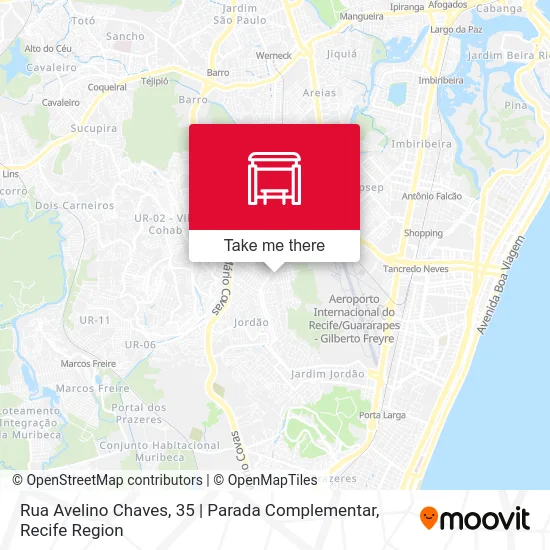 Rua Avelino Chaves, 35 | Parada Complementar map