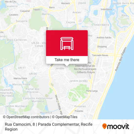 Rua Camocim, 8 | Parada Complementar map