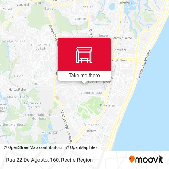 Rua 22 De Agosto, 160 map