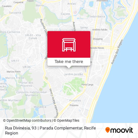Rua Divinésia, 93 | Parada Complementar map