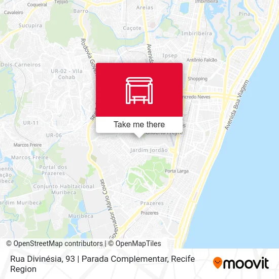 Rua Divinésia, 93 | Parada Complementar map