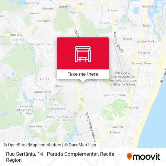 Rua Sertânia, 14 | Parada Complementar map
