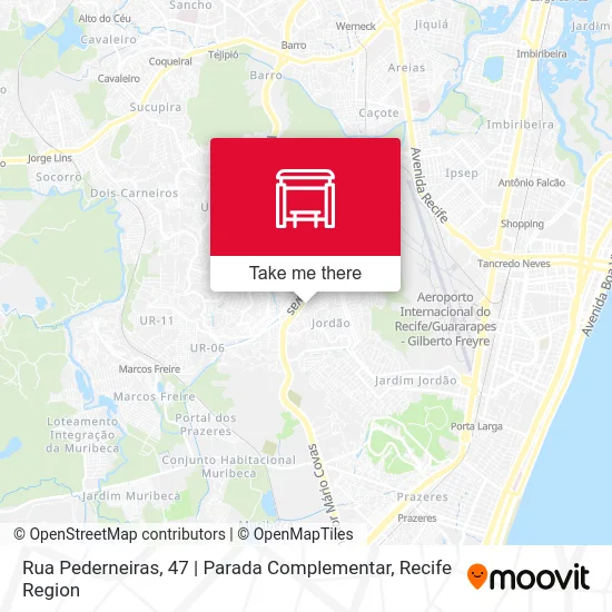 Rua Pederneiras, 47 | Parada Complementar map