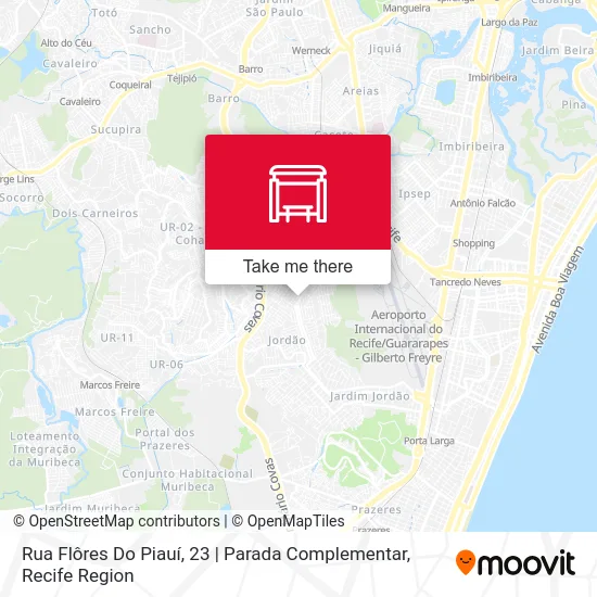 Rua Flôres Do Piauí, 23 | Parada Complementar map