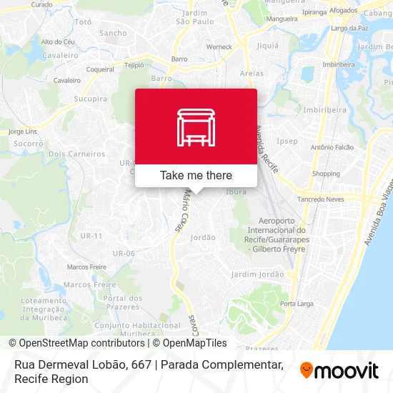Rua Dermeval Lobão, 667 | Parada Complementar map