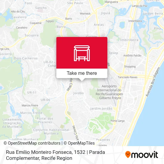 Rua Emílio Monteiro Fonseca, 1532 | Parada Complementar map