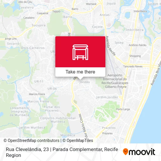 Rua Clevelândia, 23 | Parada Complementar map