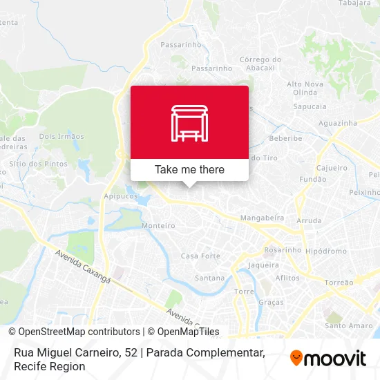 Rua Miguel Carneiro, 52 | Parada Complementar map