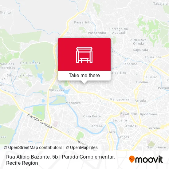 Rua Alípio Bazante, 5b | Parada Complementar map