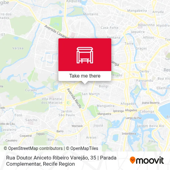 Rua Doutor Aniceto Ribeiro Varejão, 35 | Parada Complementar map