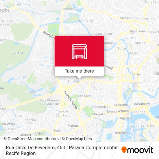 Rua Onze De Fevereiro, 460 | Parada Complementar map