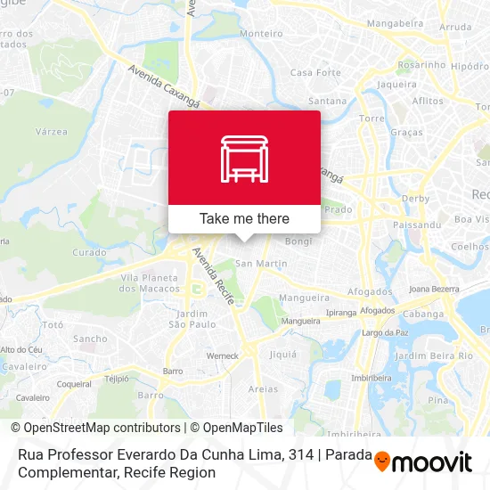 Rua Professor Everardo Da Cunha Lima, 314 | Parada Complementar map